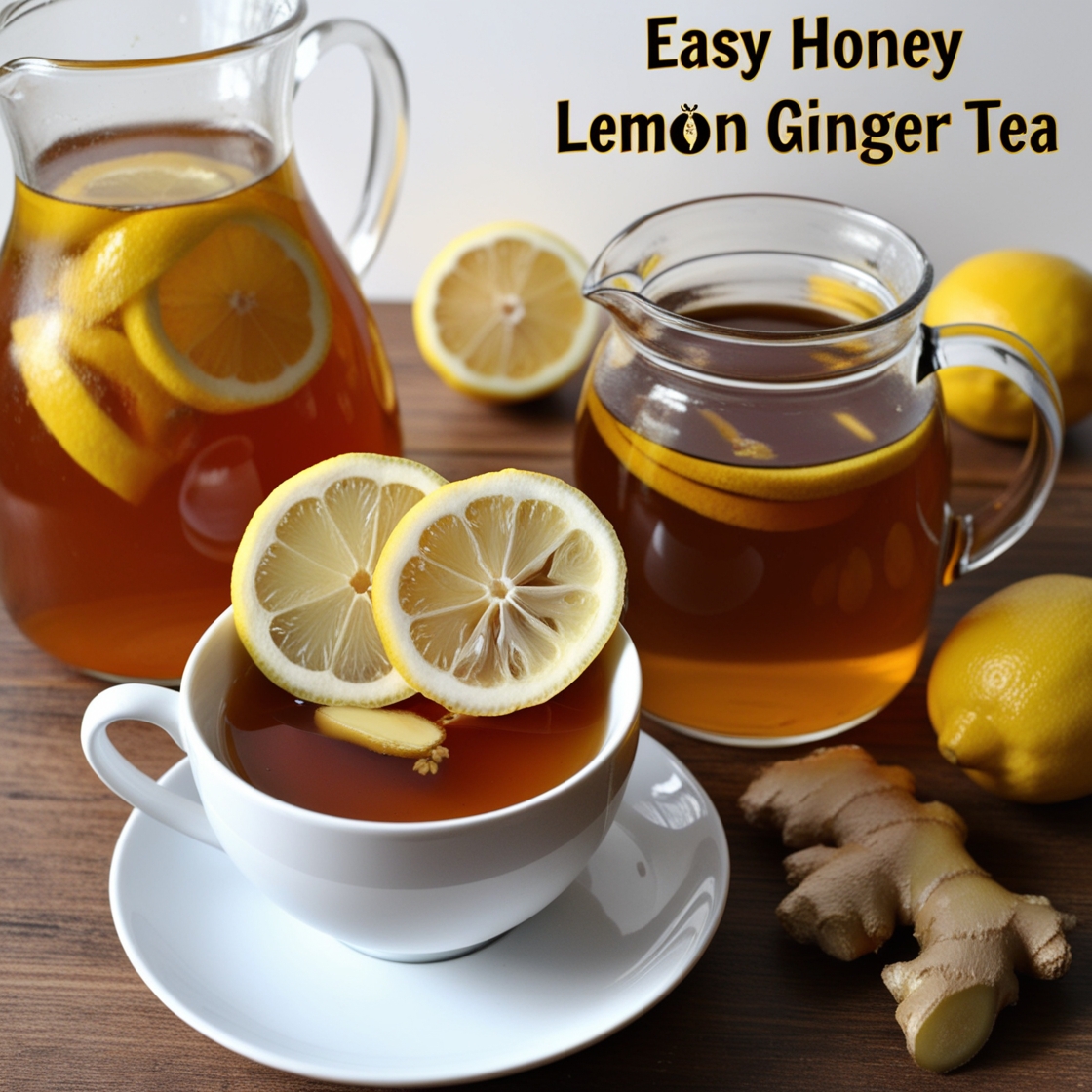 Easy Honey Lemon Ginger Tea