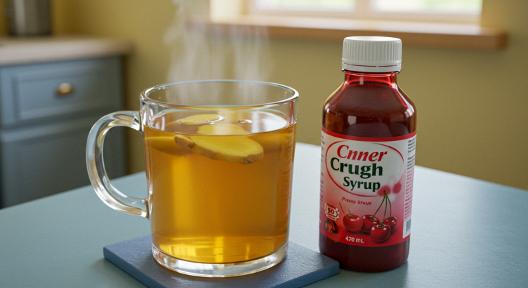 ginger tea for cough relief