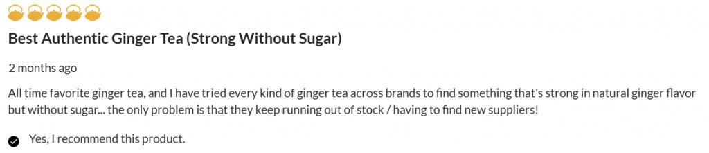 INDIAN GINGER TASTE