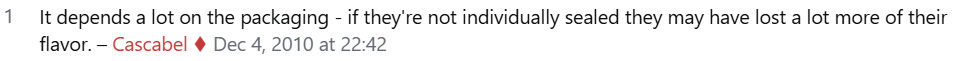 stackexcahnge comment on tea bags